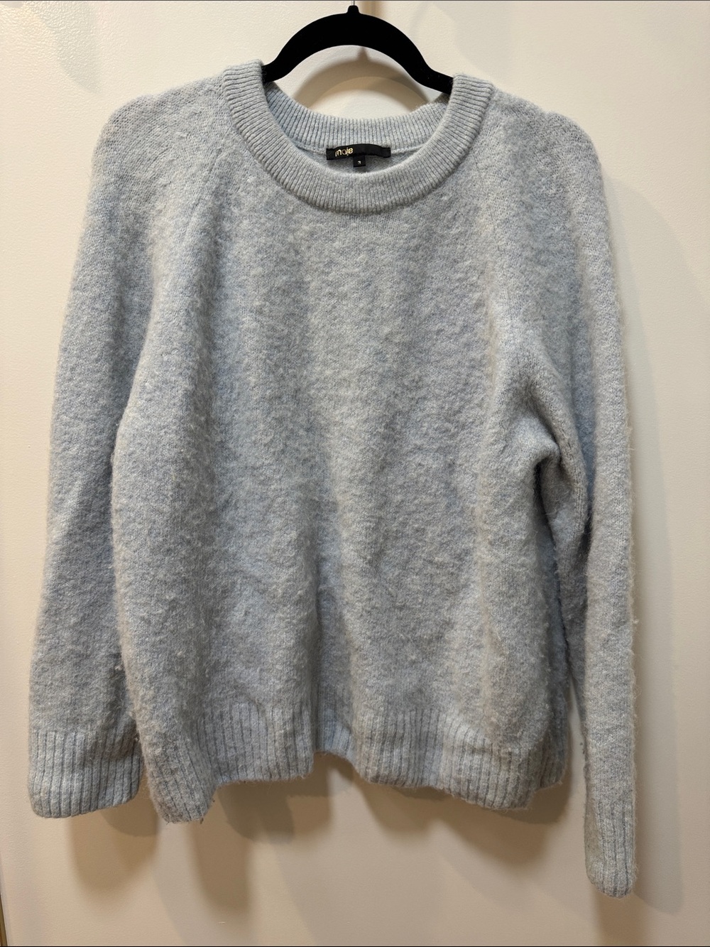 Maje Light blue Crewneck Sweater